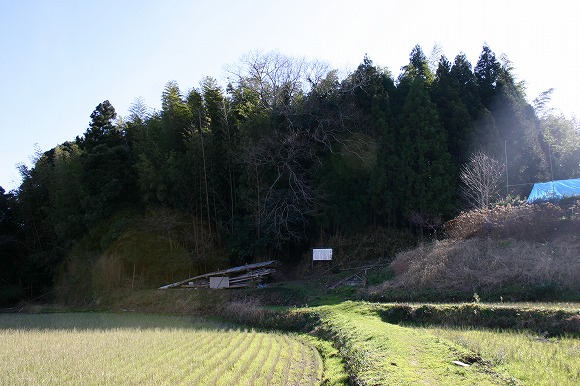 御崎山古墳（2004年1月12日撮影）