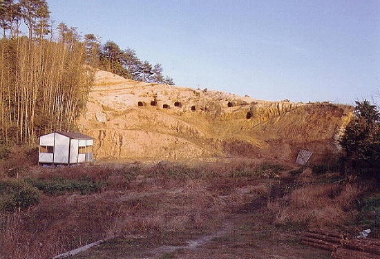 小浜山横穴墓群　西側斜面