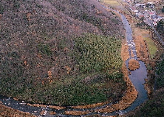 檀原遺跡　全景（発掘調査前）