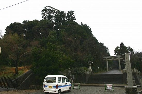 浜田城跡（2005年2月16日撮影）