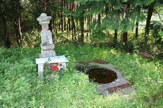 下府廃寺跡・塔礎石（2005年5月７日撮影）