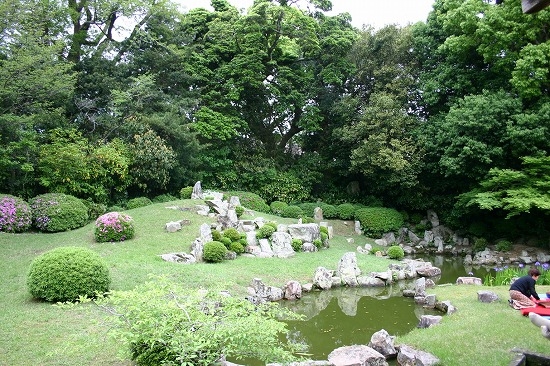 万福寺庭園（2005年5月6日撮影）