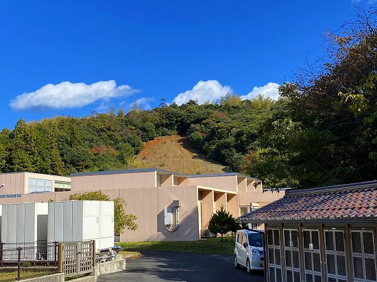 堀部1号墳遠景（2022.11.6）