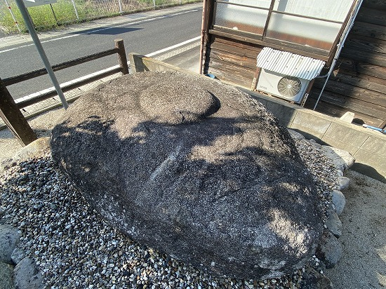 木次塔の村廃寺礎石（2025.9.15）