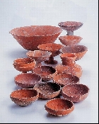三田谷Ｉ遺跡　赤色顔料を塗布した土器