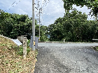 土床坂の領界標柱（西から、2025.9.8）